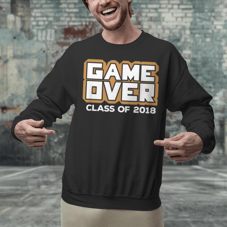Game Over Class Of 2018 Graduation Shirt Unisex Sweatshirt