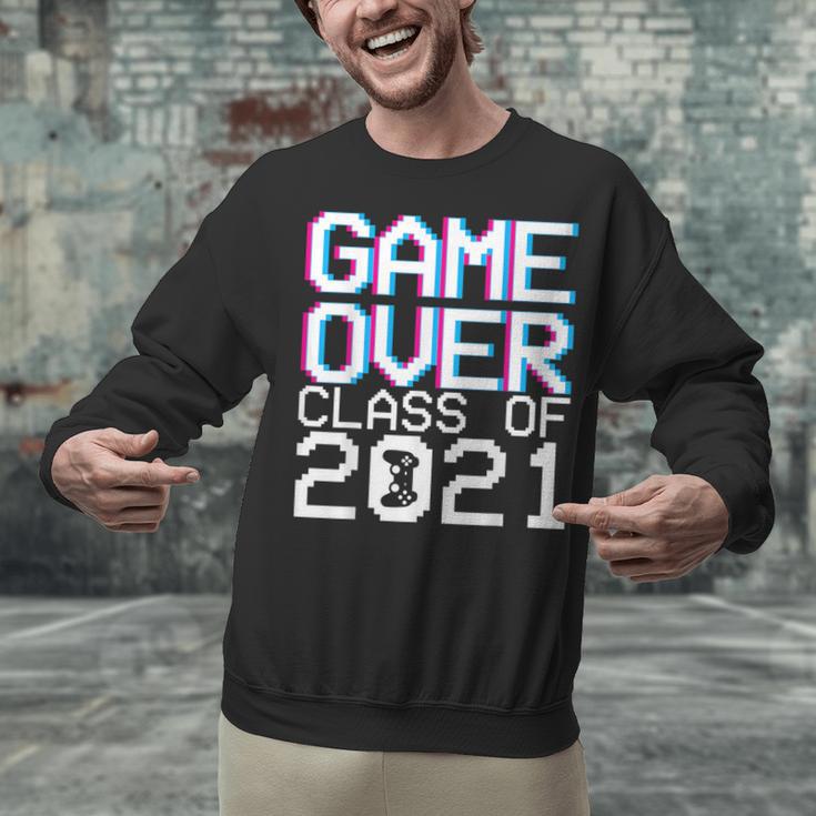 Game Over Class Of 2021 Video Games Graduation Gamer Unisex Sweatshirt