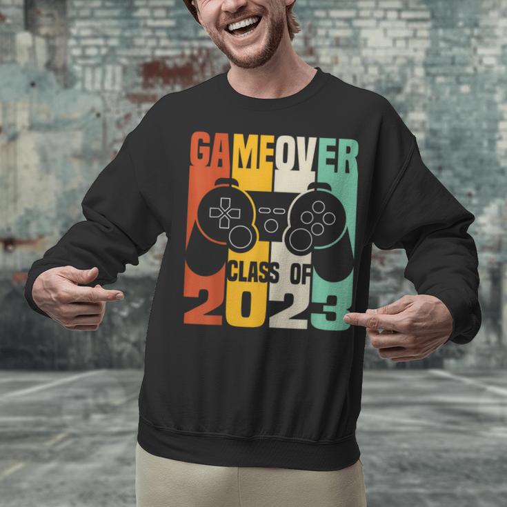 GAME OVER Class Of 2023 Video Games Vintage Graduation Gamer Unisex Sweatshirt