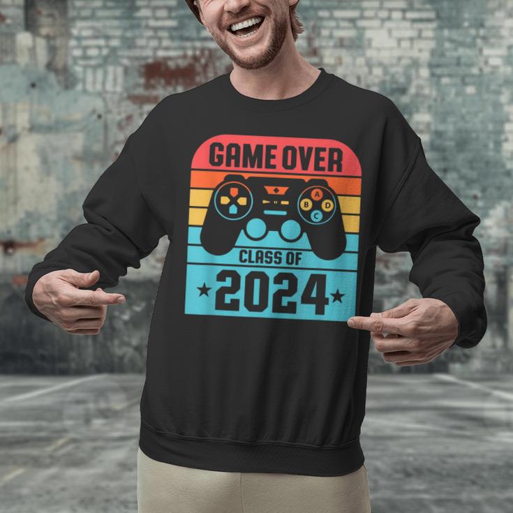 Game Over Class Of 2024 Shirt Students Graduation Unisex Sweatshirt