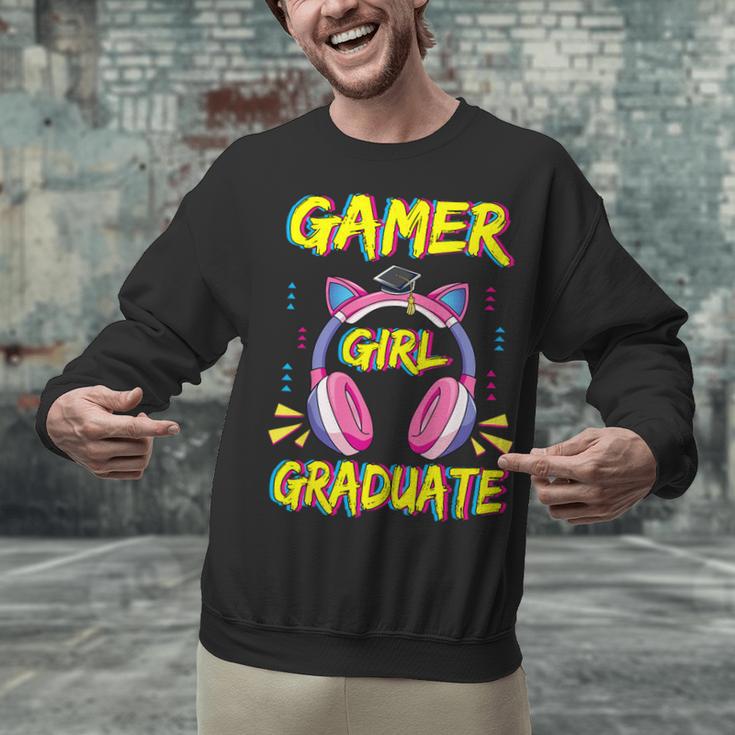 Gamer Girl Graduate Shirt Girls Kids Gamer Graduation Unisex Sweatshirt