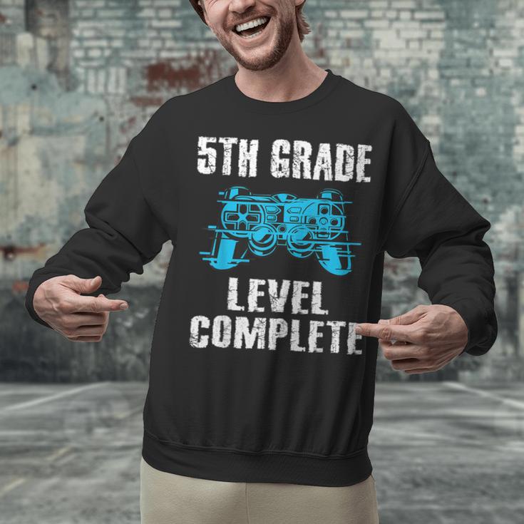 Gamer Graduation 5th Grade Level Complete Video Games Boys Unisex Sweatshirt