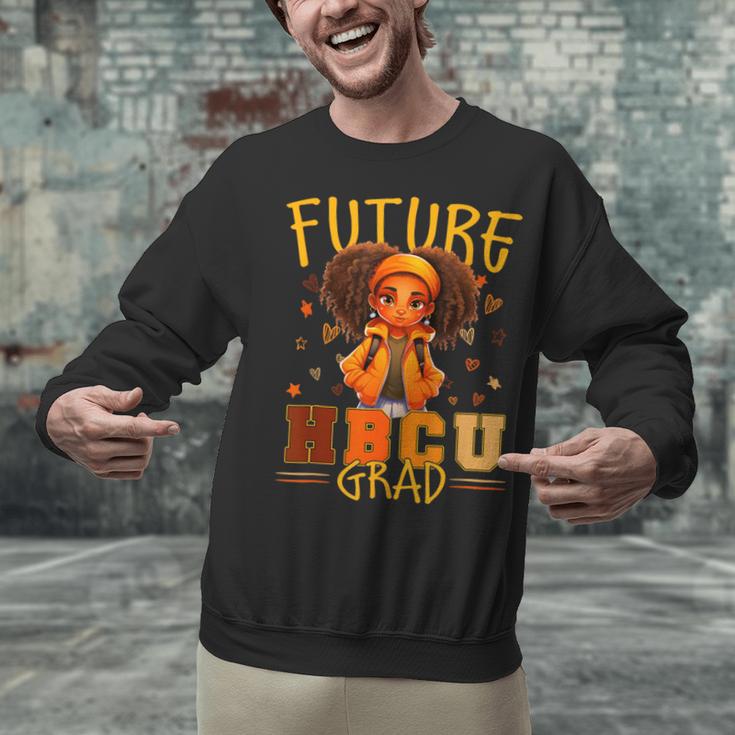 Girl Future HBCU Graduate Afro College Graduation Kids Unisex Sweatshirt