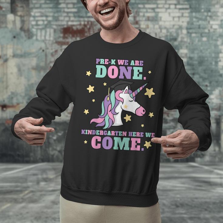 Girls Pre-K Graduation Magical Unicorn Unisex Sweatshirt