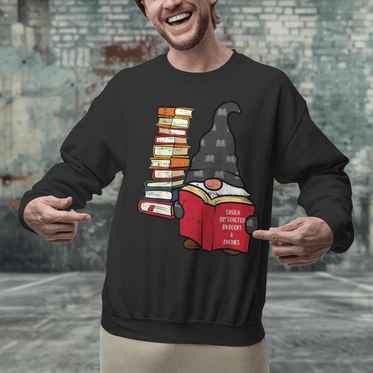 Gnome Read Reading Book Librarian Across America Women Kids Unisex Sweatshirt