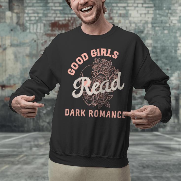 Good Girls Read Dark Romance Shirt Women Spicy Book Lovers Unisex Sweatshirt Good Girls Read Dark Romance Shirt Women Spicy Book Lovers Unisex Sweatshirt