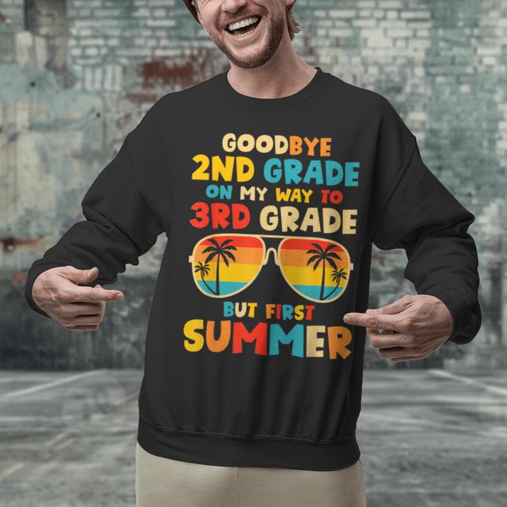 Goodbye 2nd Grade Graduation To 3rd Grade Hello Summer Kids Unisex Sweatshirt
