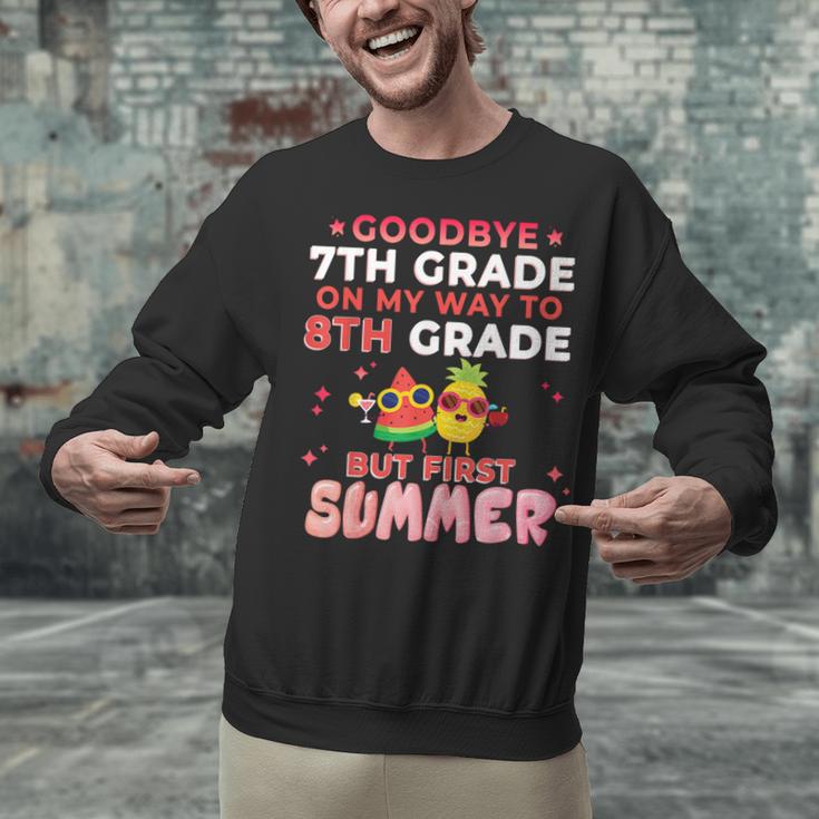 Goodbye 7th Grade Graduation To 8th Grade Hello Summer Unisex Sweatshirt