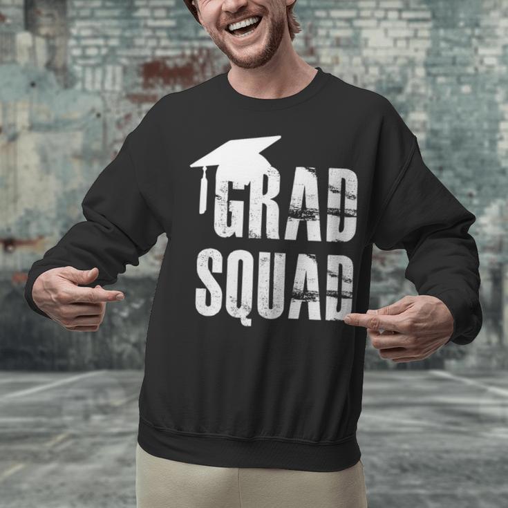 Grad Squad Graduate Graduation T-Shirt Graduation Idea Unisex Sweatshirt