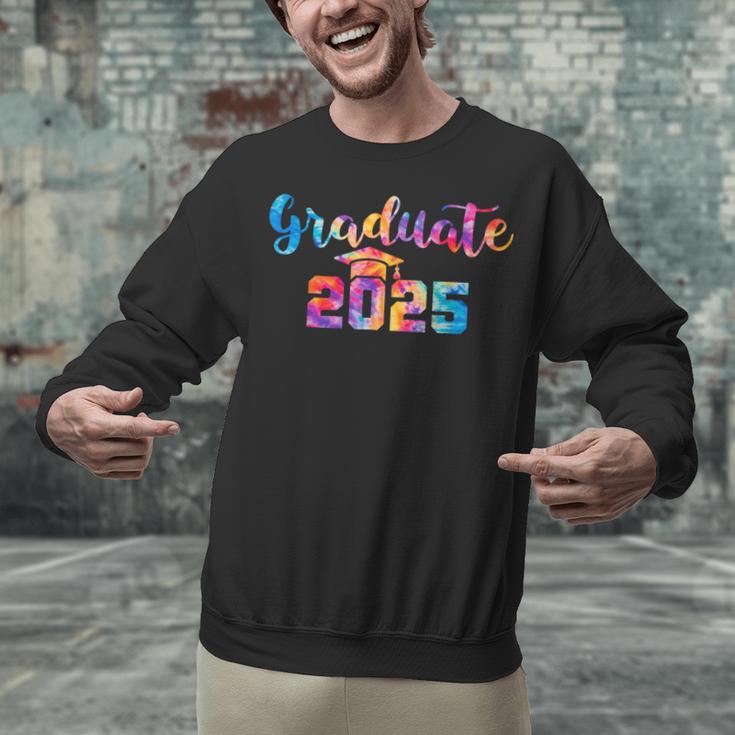 Graduate 2025 Tie Dye Graduation 2025 Class Of 2025 Senior Unisex Sweatshirt