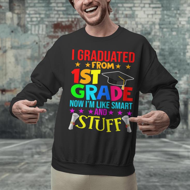 I Graduated From 1st Grade Graduation Matching Student Unisex Sweatshirt