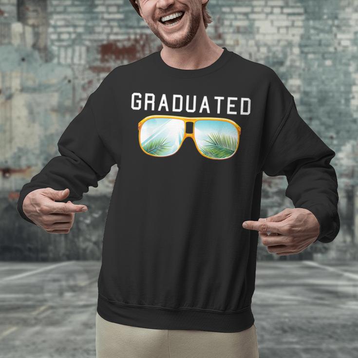 Graduated Graduation Tropical Sunglasses Unisex Sweatshirt
