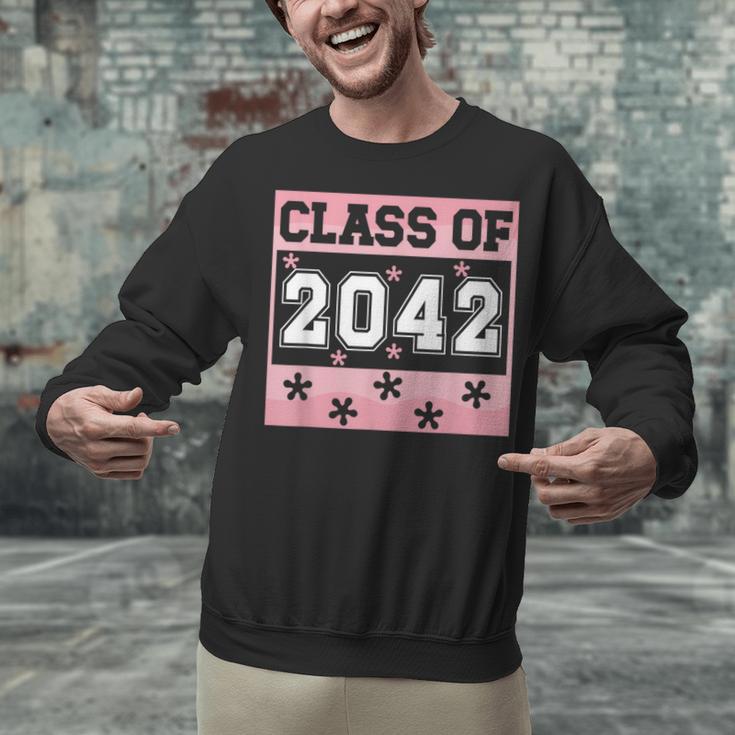 Graduating Class Of 2042 First Day Of School 2042 Graduation Unisex Sweatshirt