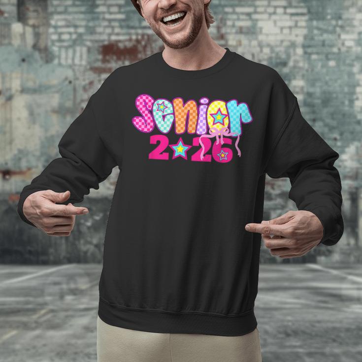 Graduation Class Of 2026 Senior Pink Coquette Bow 2026 Grade Unisex Sweatshirt