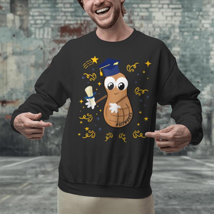 Graduation Flossing Peanut OIT Unisex Sweatshirt