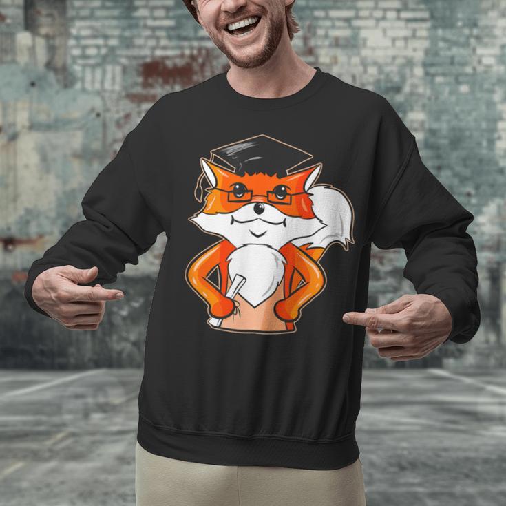 Graduation Fox School Bachelor Master Doctor Study Unisex Sweatshirt