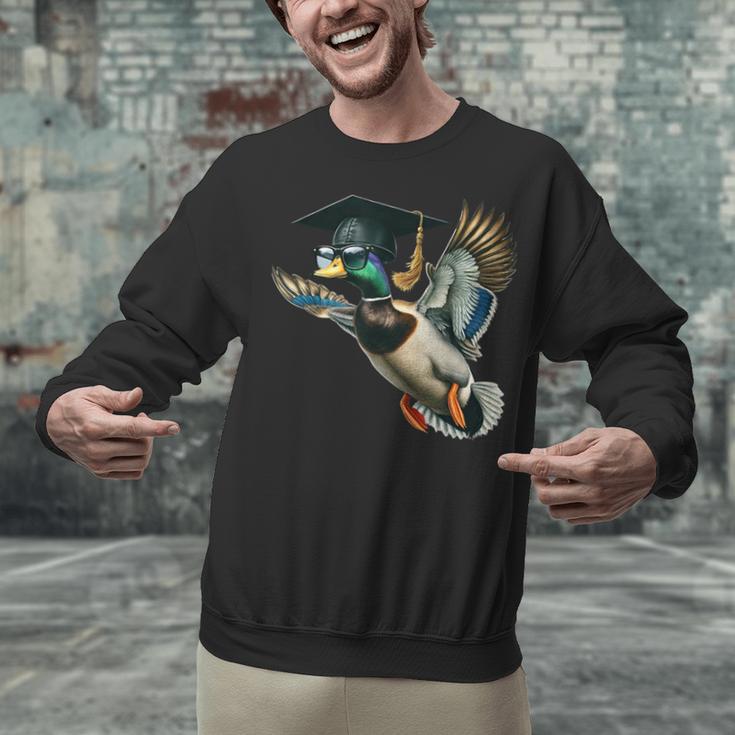Graduation Mallard Duck Hunter Hunting Season Grad Hunting Unisex Sweatshirt