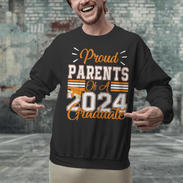 Graduation Proud Parents Of a 2024 Graduate For Mom And Dad Unisex Sweatshirt