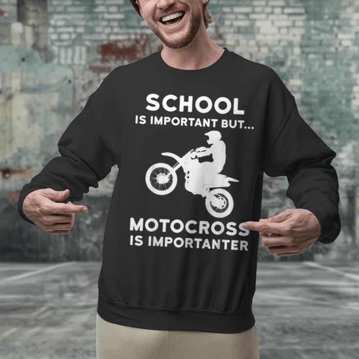 Graduation Shirt For Dirtbike Motocross Riders Unisex Sweatshirt