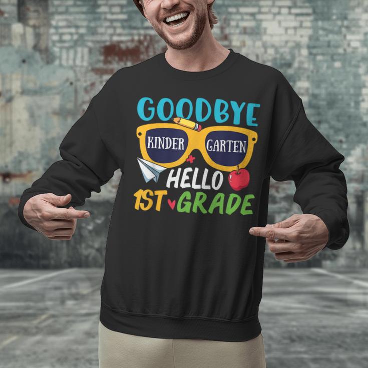 Graduation Shirt Goodbye Kindergarten Hello 1st Grade School Unisex Sweatshirt