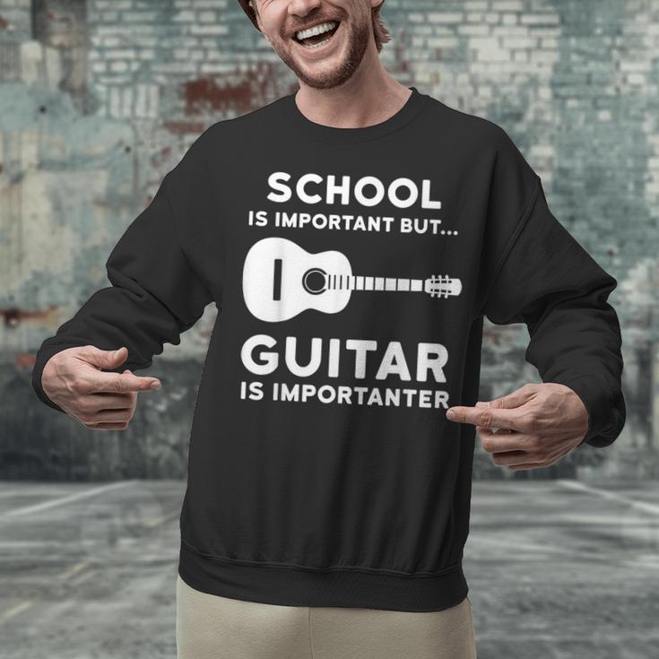 Graduation Shirt For Guitar Players & Band Member Unisex Sweatshirt
