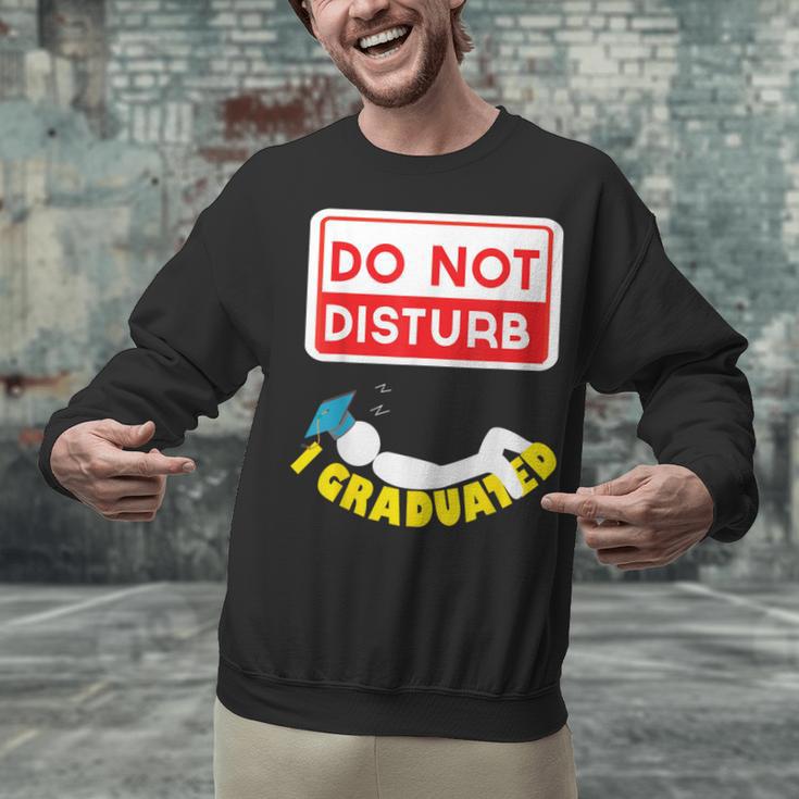 Graduation Shirt High School And College Sleepy Graduates Unisex Sweatshirt