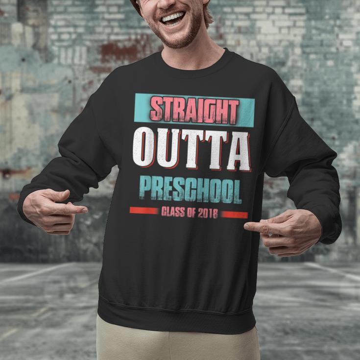 Graduation Shirt Straight Outta Preschool Class Of 2018 Tee Unisex Sweatshirt