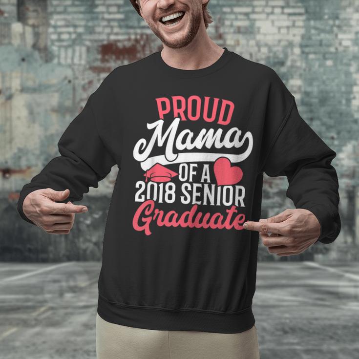 GraduationShirt For Mom Proud Mama Of 2018 Senior Tee Unisex Sweatshirt