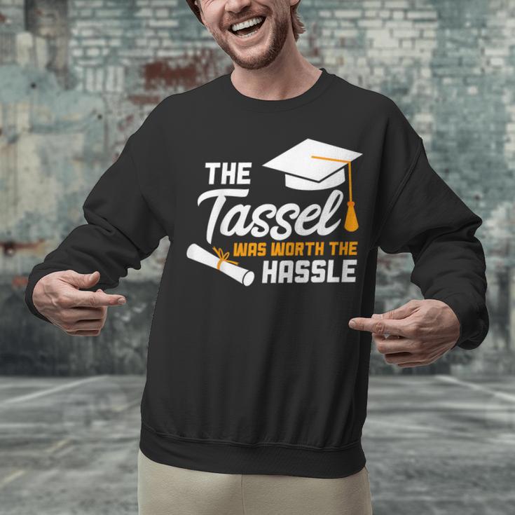 GraduationShirt Tassel Was Worth The Hassle Tee Unisex Sweatshirt