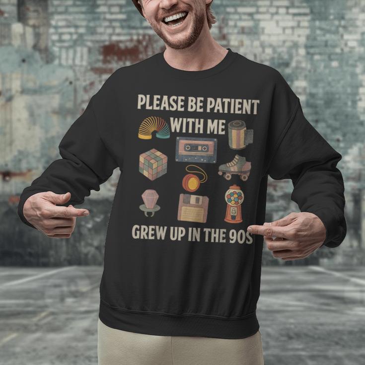 Grew Up In The 90s Retro Nostalgia Unisex Sweatshirt