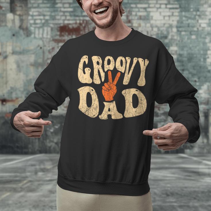 Groovy Dad 70s Aesthetic Nostalgia 1970's Retro Dad Unisex Sweatshirt Groovy Dad 70s Aesthetic Nostalgia 1970's Retro Dad Unisex Sweatshirt