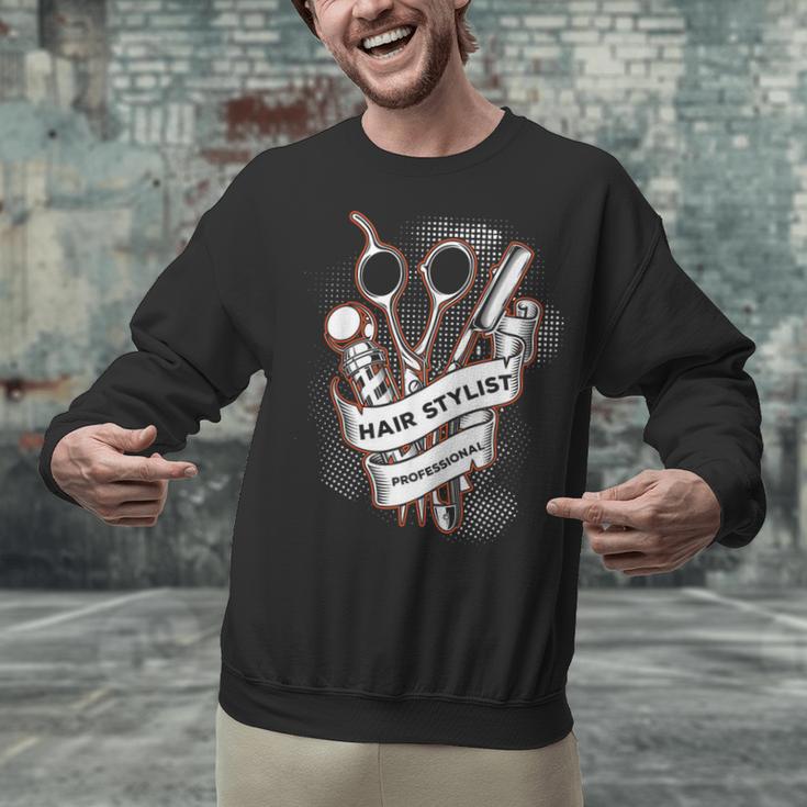 Hairdresser Gift Idea Graduation Tattoo Craft Hairstylist Unisex Sweatshirt
