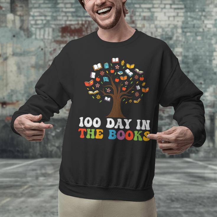 Happy 100 Days In The Books Reading Celebration Graphic Tees Unisex Sweatshirt