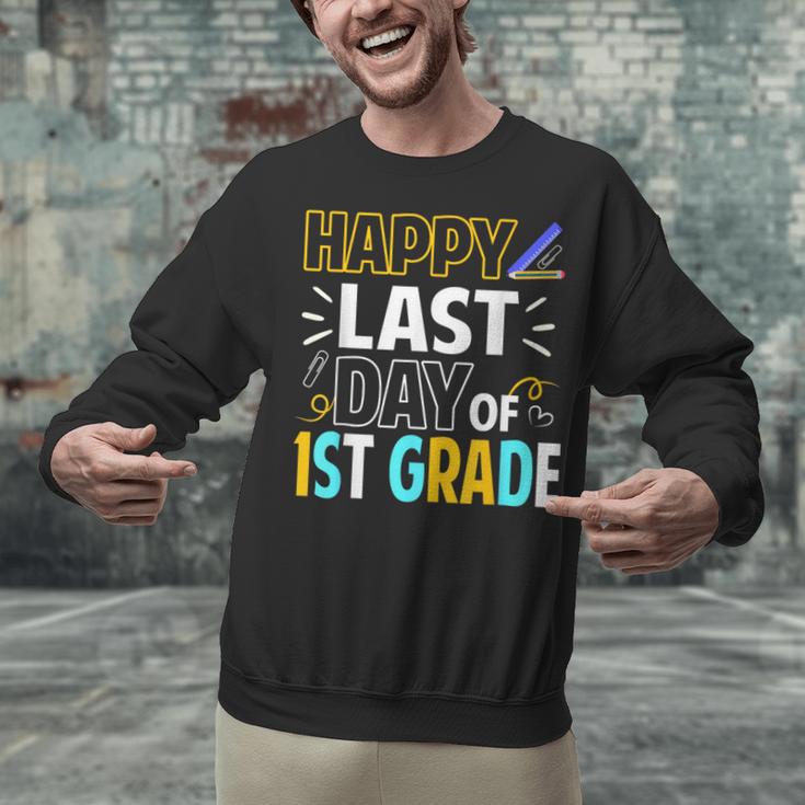 Happy Last Day Of 1st Grade Shirt Cutie Graduation Unisex Sweatshirt