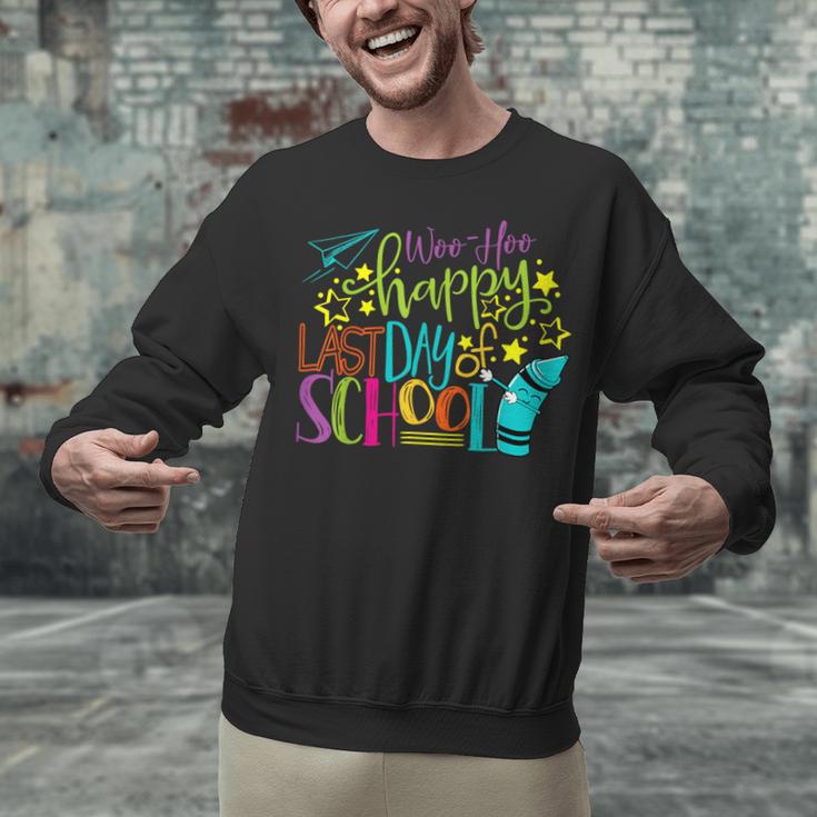 Happy Last Day Of School Student Teacher Graduation Unisex Sweatshirt