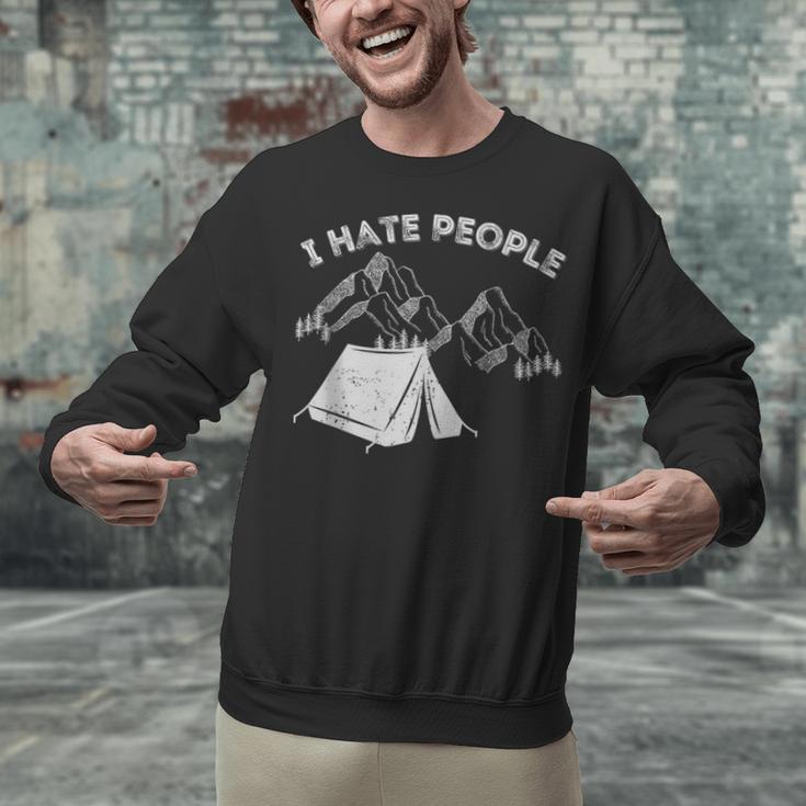 I Hate People Introvert Sarcastic I Love Camping Unisex Sweatshirt I Hate People Introvert Sarcastic I Love Camping Unisex Sweatshirt