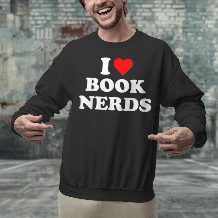 I Heart Book Nerds Book Readers Cute Unisex Sweatshirt I Heart Book Nerds Book Readers Cute Unisex Sweatshirt