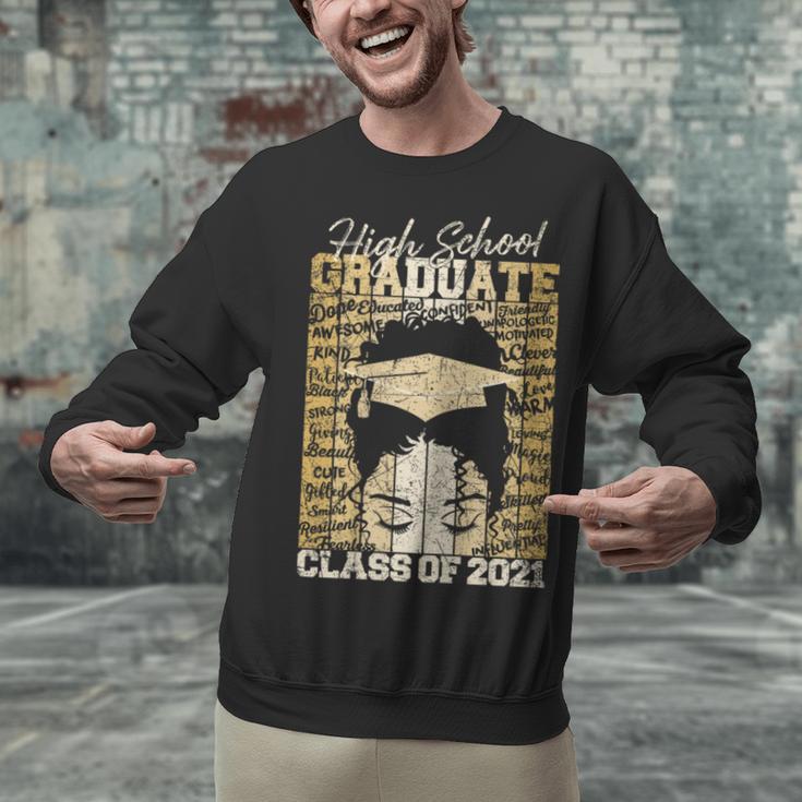 High School Graduate Queen Class Of 2021 Graduation Unisex Sweatshirt