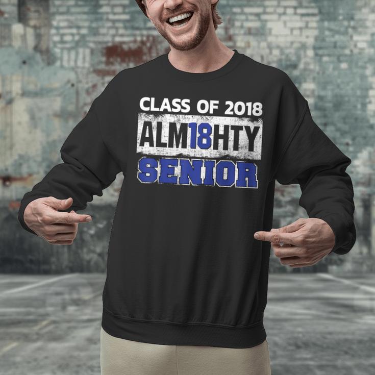 High School Graduation 2018 T-Shirt For Senior Alm18hty Unisex Sweatshirt