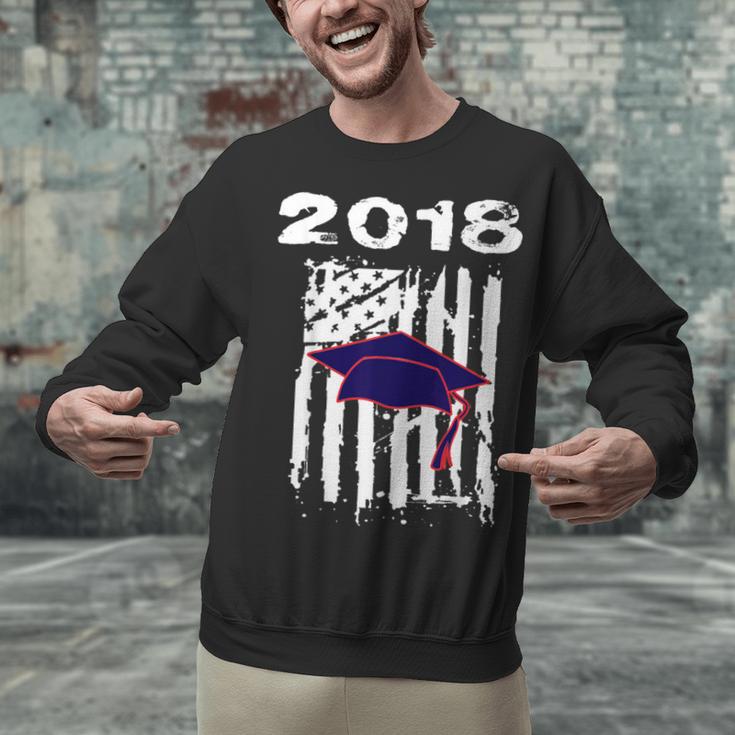High School GraduationShirt Flag College Graduation Unisex Sweatshirt