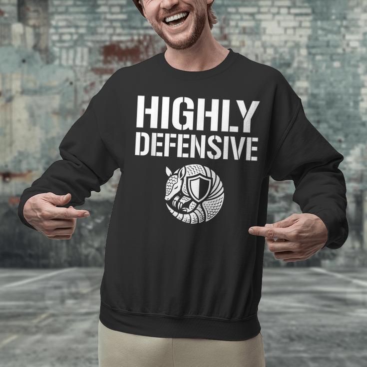Highly Defensive Armadillo Shield Introvert Boundaries Unisex Sweatshirt