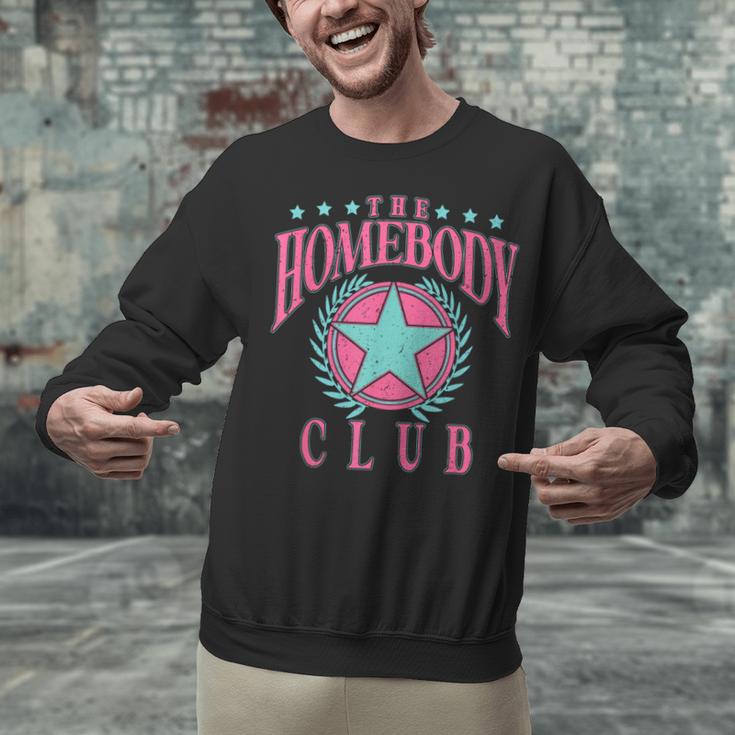 The Homebody Club Antisocial Retro Introvert Unisex Sweatshirt