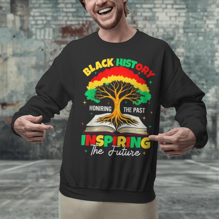 Honoring Past Inspiring Future History Month Book Tree Unisex Sweatshirt