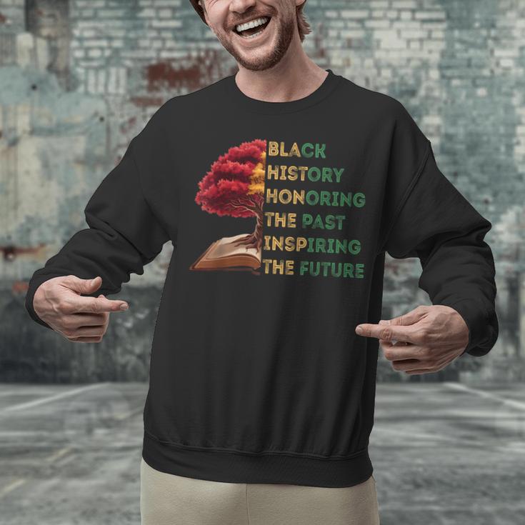 Honoring Past Inspiring Future History Month Tree Book Unisex Sweatshirt