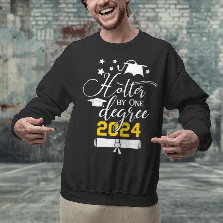 Hotter By One Degree Senior 2024 Class Of 2024 Graduation Unisex Sweatshirt
