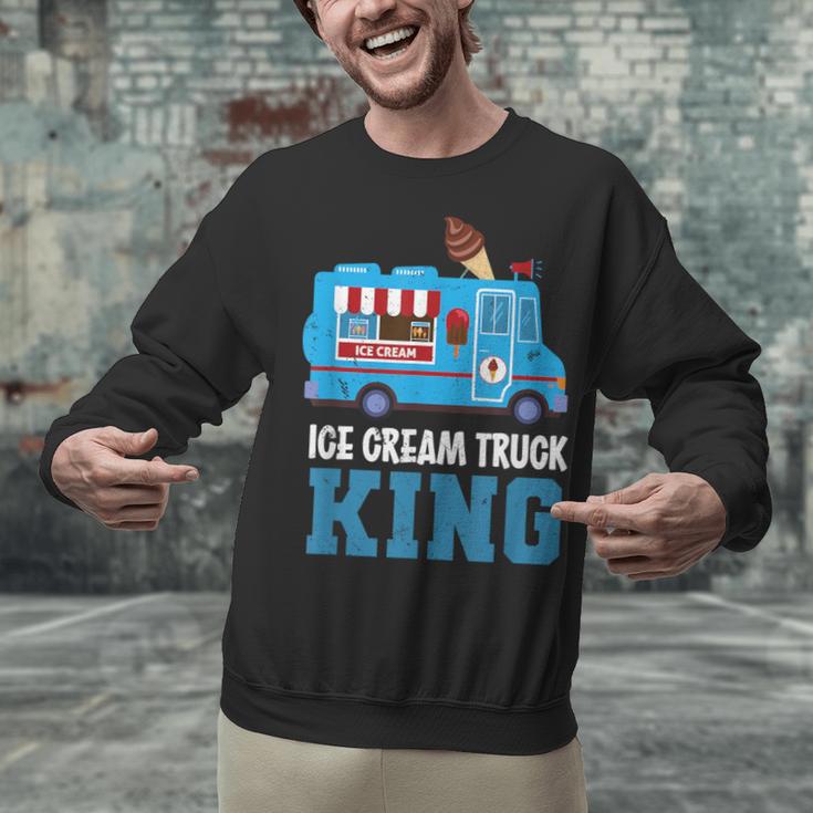 Ice Cream Truck King Nostalgia Summer Ice Cream Truck Driver Unisex Sweatshirt Ice Cream Truck King Nostalgia Summer Ice Cream Truck Driver Unisex Sweatshirt