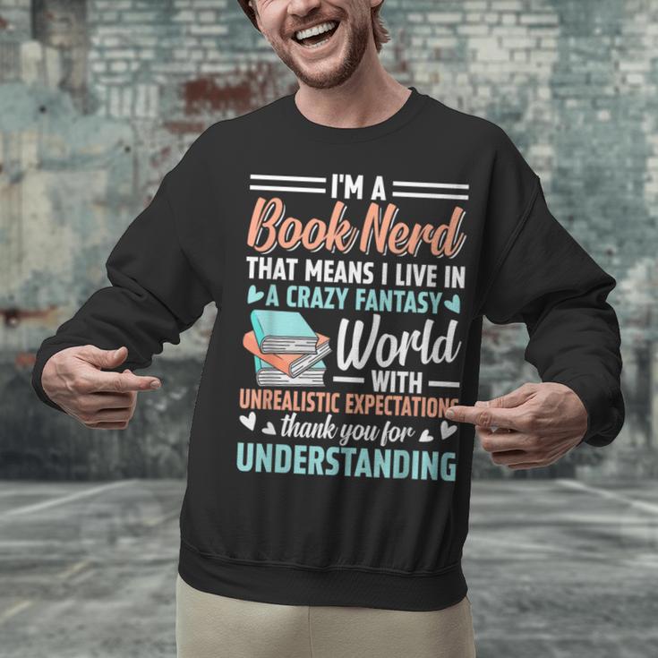 I'm a Book Nerd Bookworm Unisex Sweatshirt