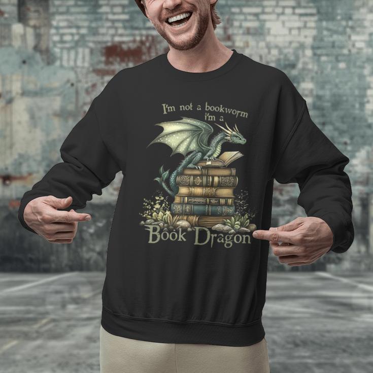 I'm Not A Bookworm I'm A Book Dragon Unisex Sweatshirt