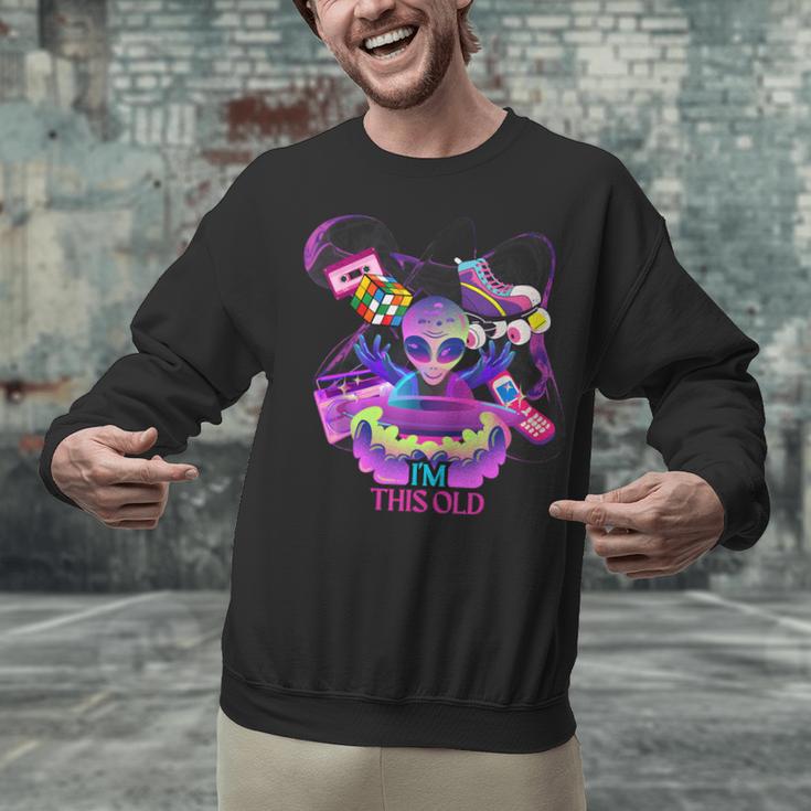 I’m This Old Retro 80s Nostalgia Alien Unisex Sweatshirt I’m This Old Retro 80s Nostalgia Alien Unisex Sweatshirt