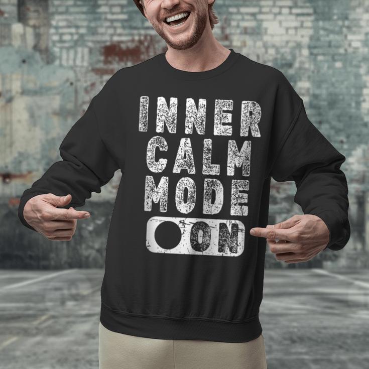 Inner Calm Mode On Introvert Saying Unisex Sweatshirt Inner Calm Mode On Introvert Saying Unisex Sweatshirt